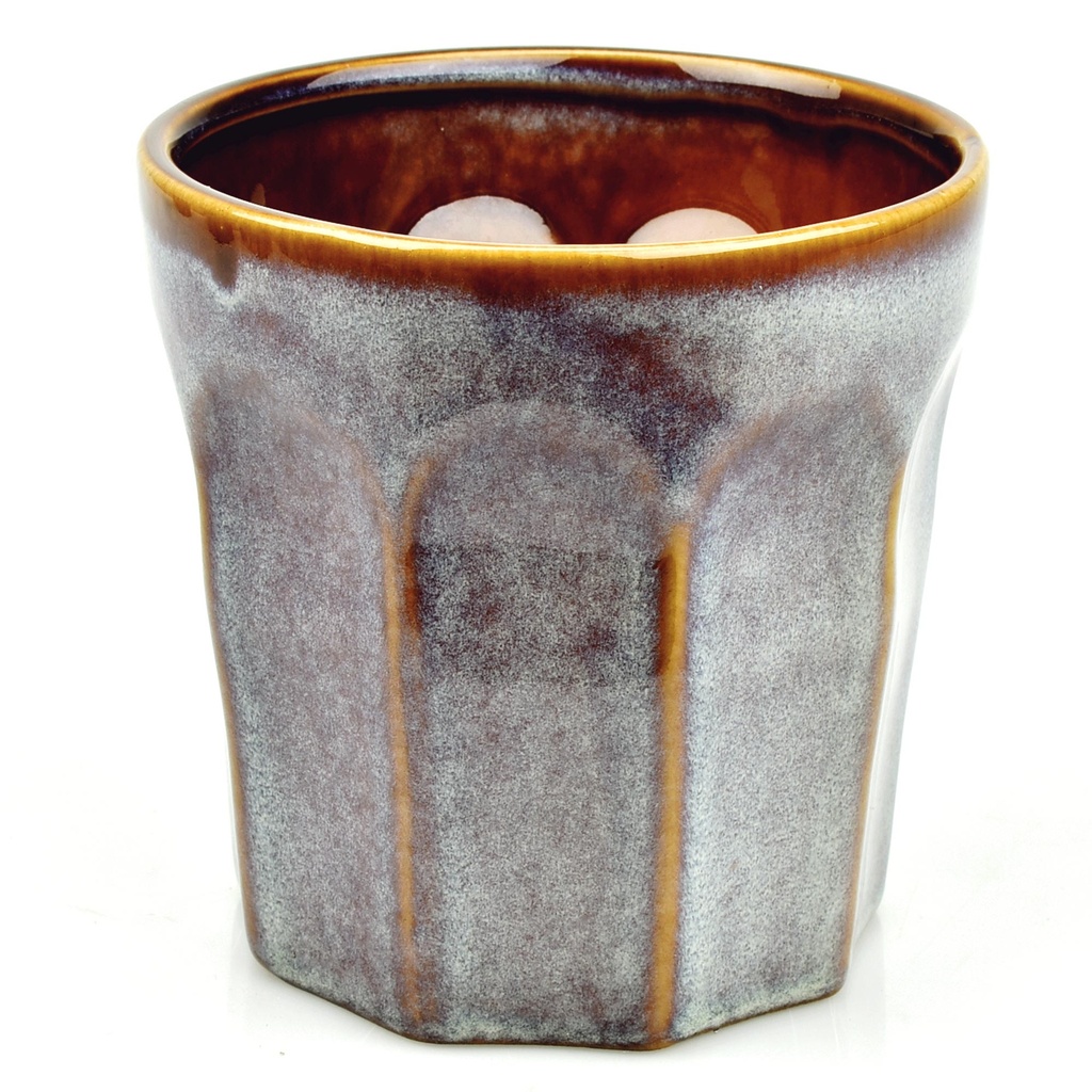Soft-Green Ceramic Pot 'Arc' (Orchid-12)