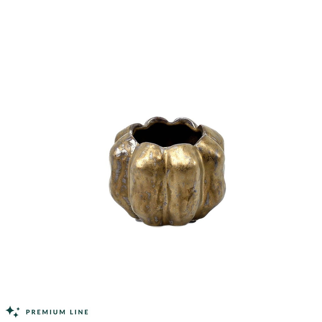 Bronze Pot 'Pumpkin' D12