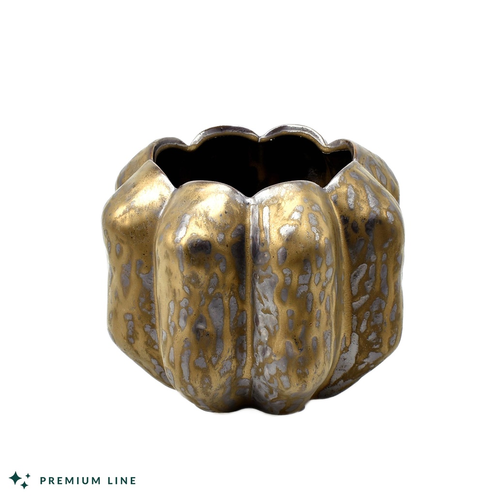 Bronze Pot 'Pumpkin' D18