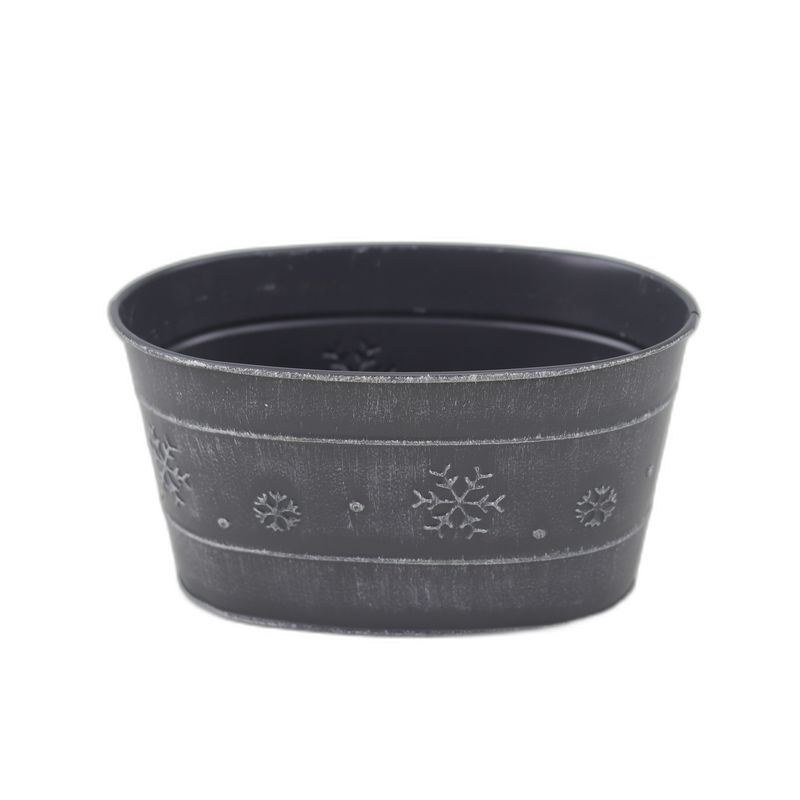 zink Snow december grijs ovaal hoog XS