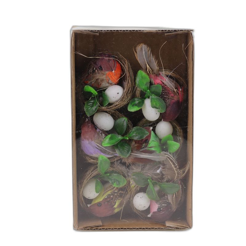 deco oiseau -niz 6pcs - 