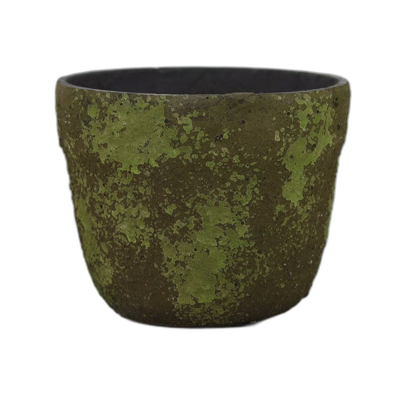 Textured Moss ronde pot boord Ø15