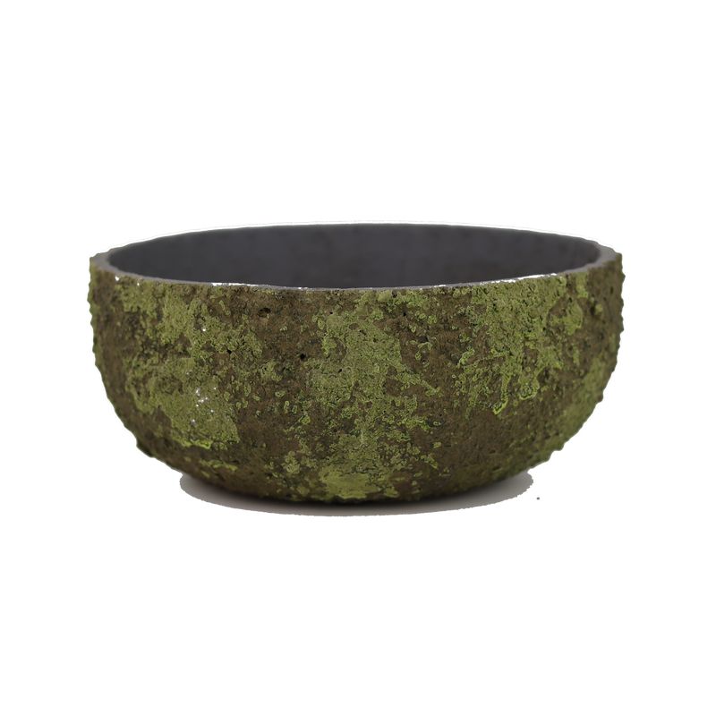Textured Moss schaal rond 