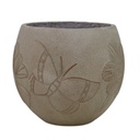 Dusty Rose Cement bol pot rond Ø18.5