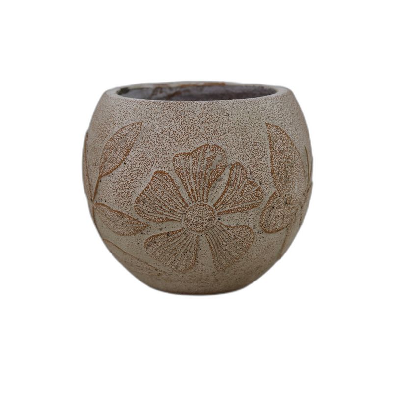 Dusty Rose Cement bol pot rond Ø13.5