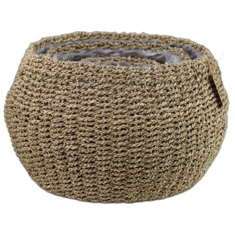 Sea grass basket set 3 natural