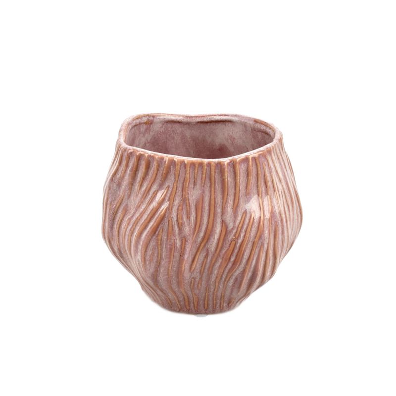 Light-Pink Stoneware Pot 'Douglas'