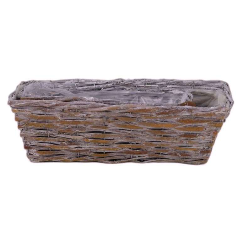 unpeeled jardinière rectangulair 45x19H14