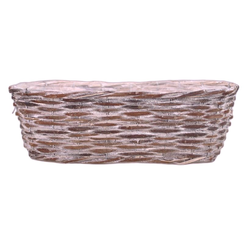 unpeeled jardinière ovale 45x18xH14