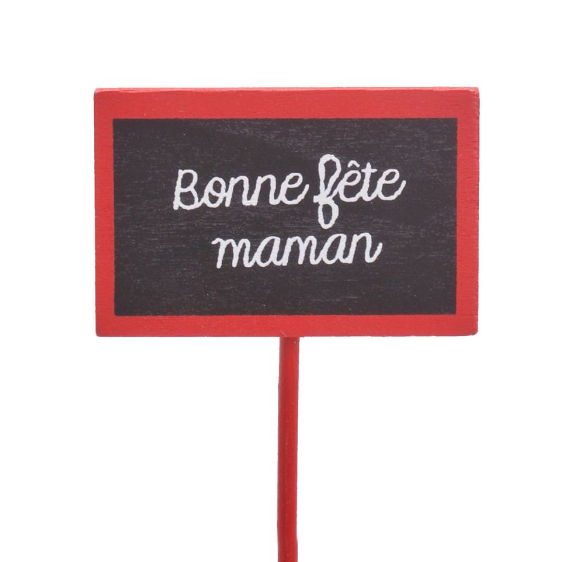 Bonne Fête Maman rouge