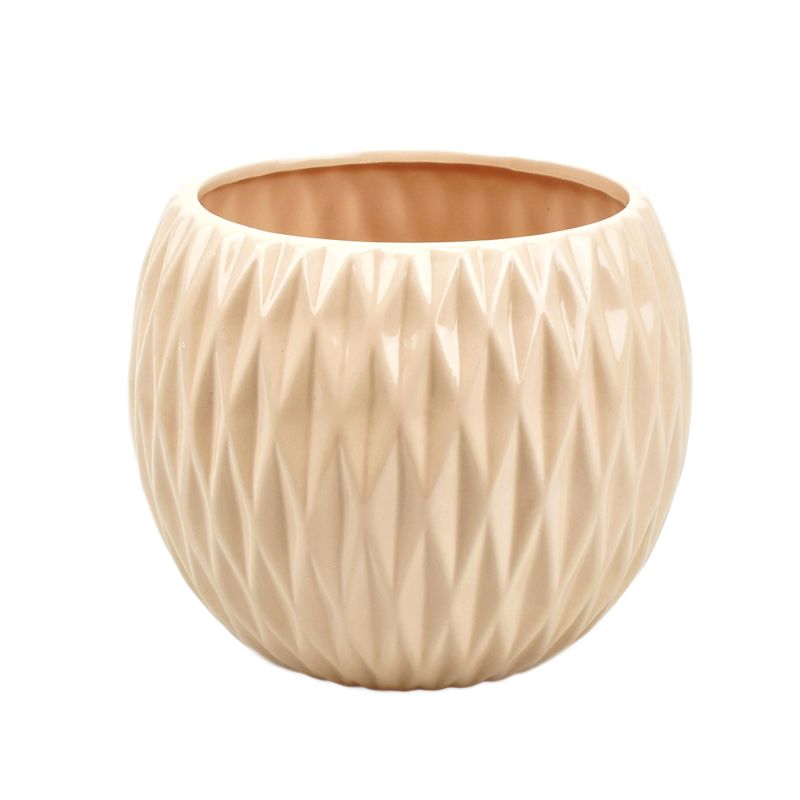 Beige Dolomite Pot 'Magna' (Orchid-12)