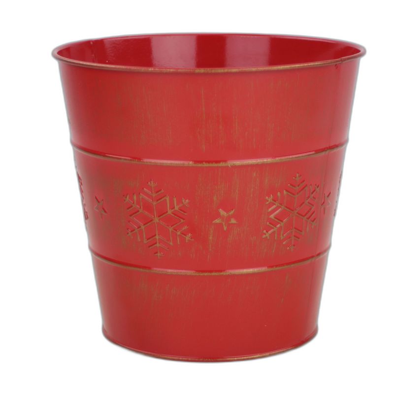 zink pot rond D18 "Red December"