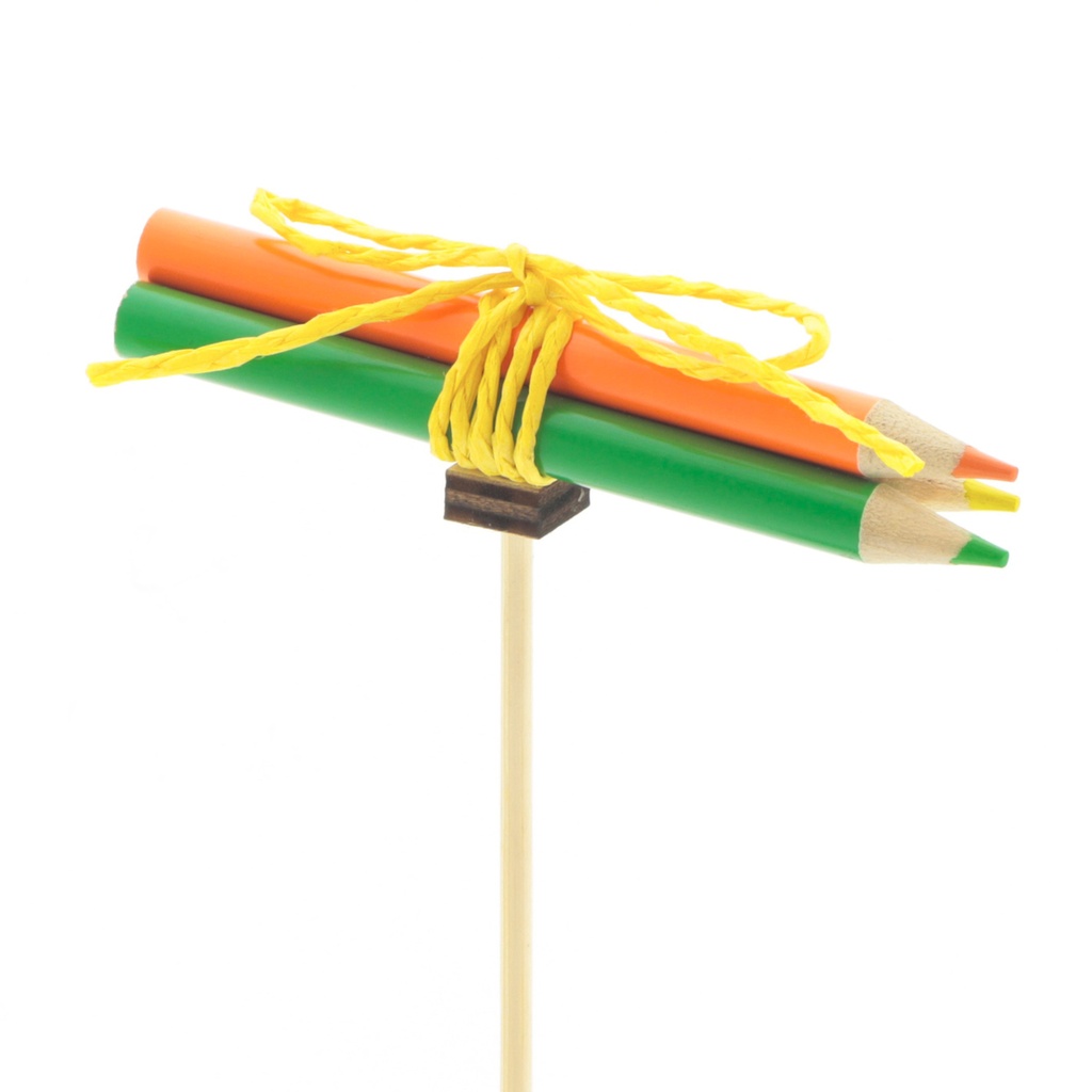 Potloden x3 8cm op 50cm stok FSC