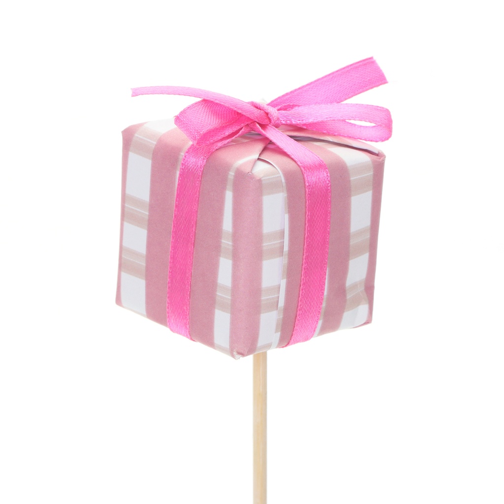 Cadeau Sophie 4cm op 50cm stok FSC roze