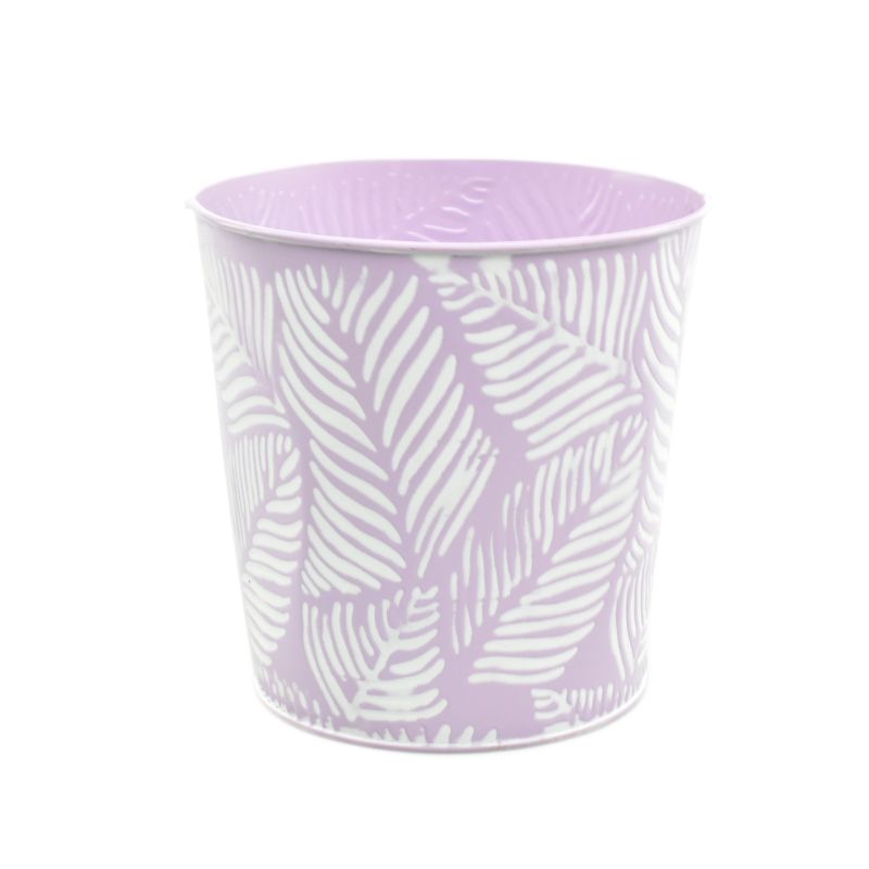 Lilac Zinc Pot 'Leaf' ES-15
