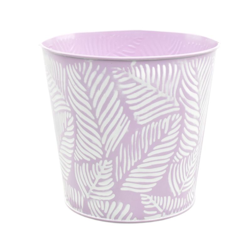 Lilac Zinc Pot 'Leaf' ES-17