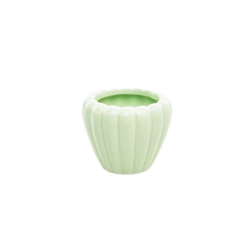 Mint-Green Ceramic Pot 'Eva' ES-6