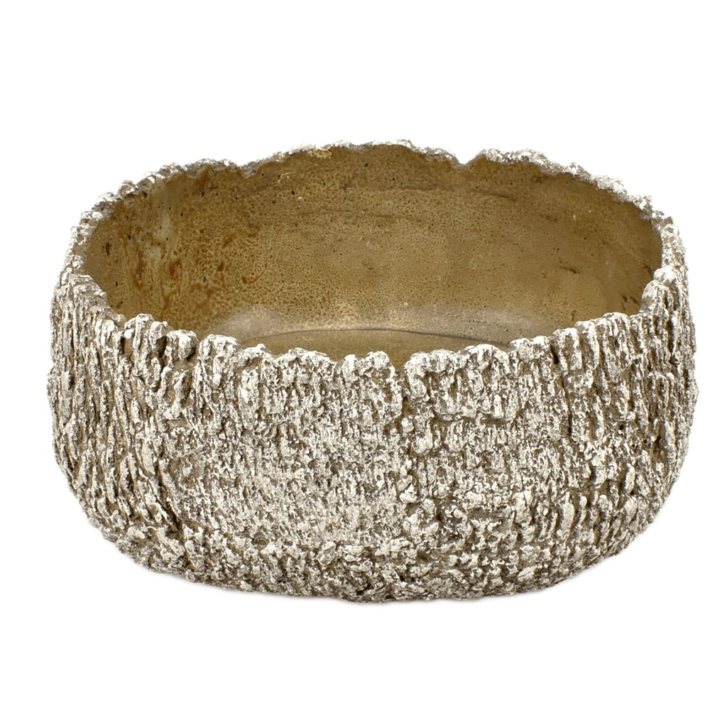 Cement Round Planter 'Earth'