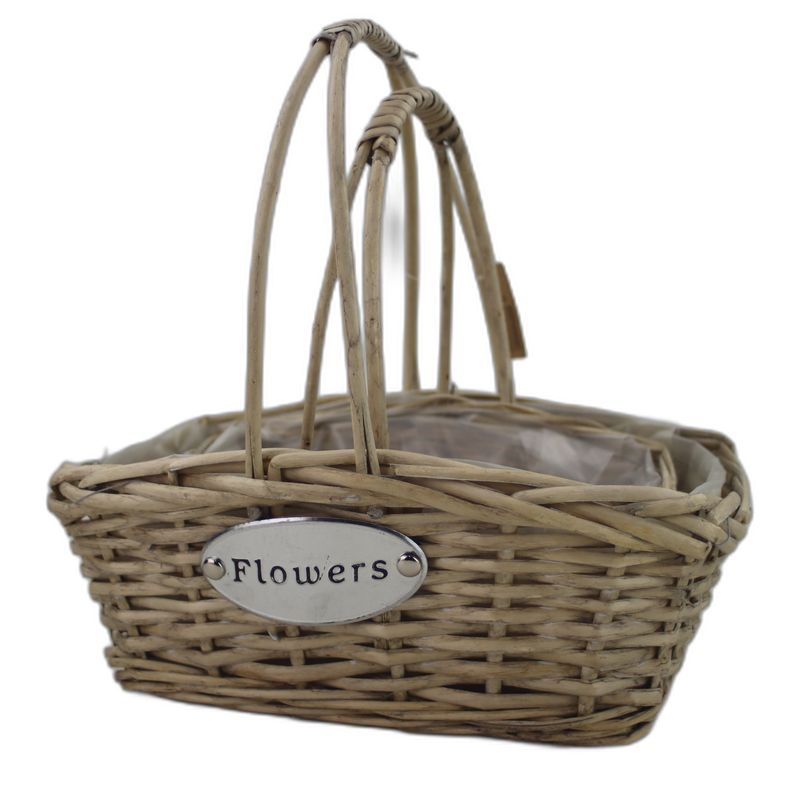 Flowers Carry basket Set of 2 rectangular