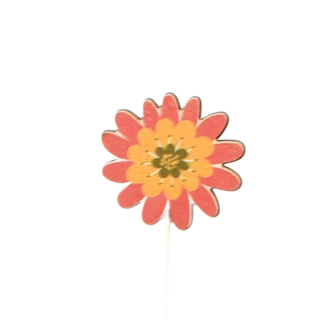 Flower #2 Print on Wood - Pick 12pc