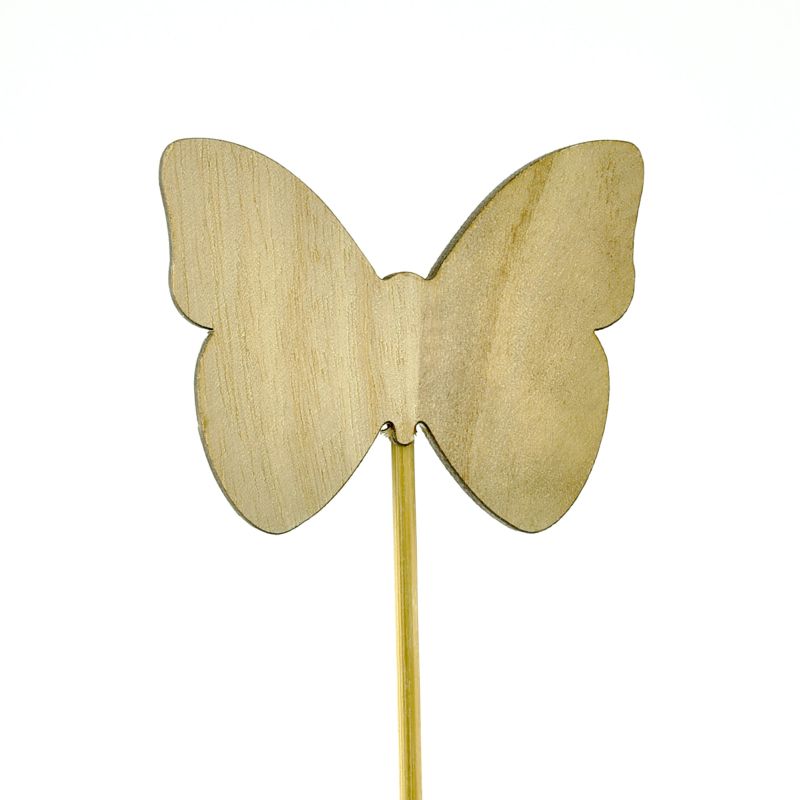 Natural Butterfly Pick on 20cm Stick