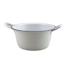 Zink metal dish white Ø19,5