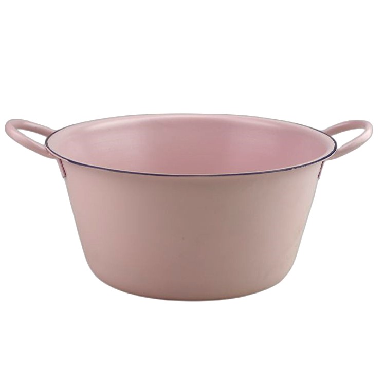 Zink metal dish rose Ø19,5