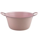 Zink metal dish rose Ø19,5