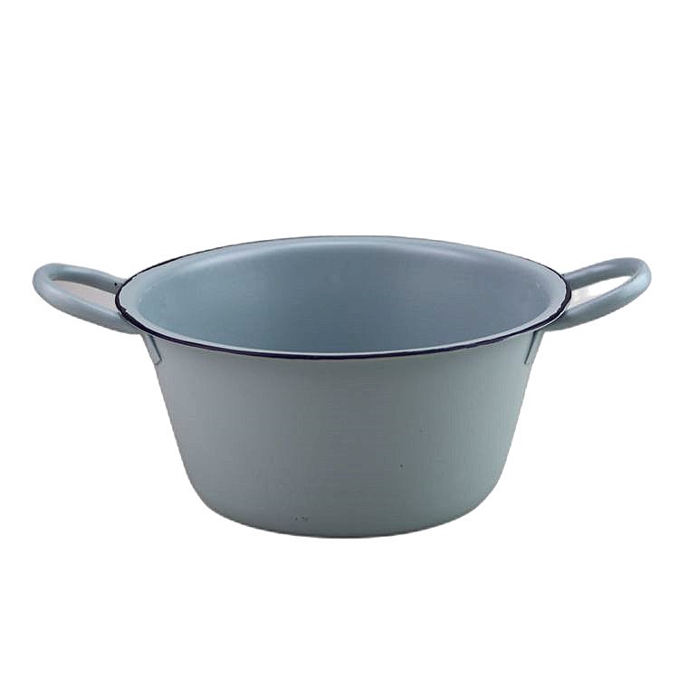 Zink metal dish bluegrey Ø19,5