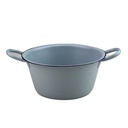 Zink metal dish bluegrey Ø19,5