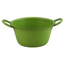 Zink metal dish green Ø19,5