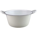 Zink dish white Ø25,5