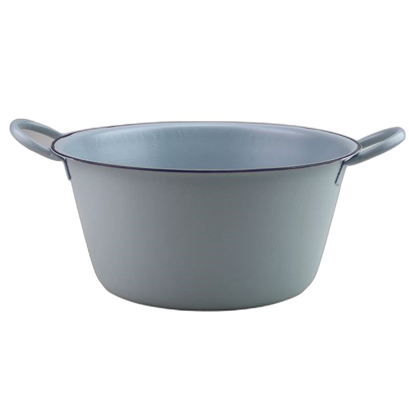 Zink dish blue grey Ø25,5