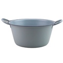 Zink dish blue grey Ø25,5