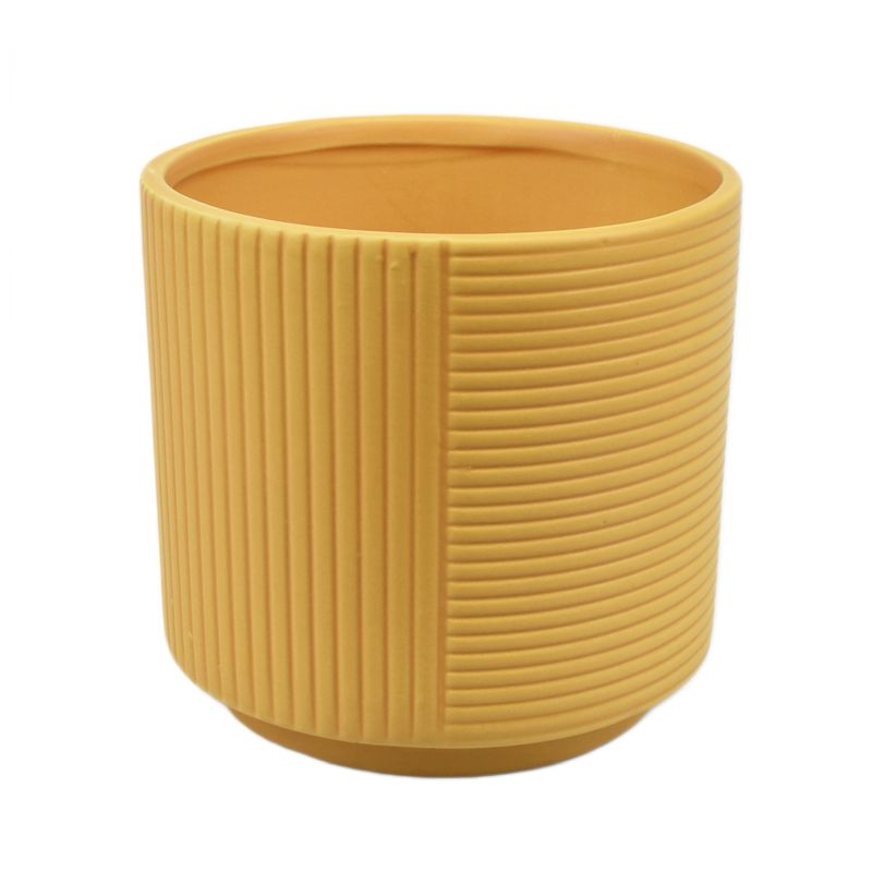 Ochre-Yellow Pot 'Groove'