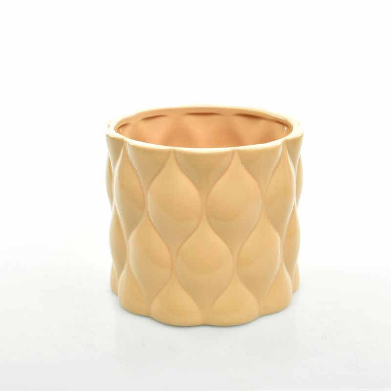 Camel-Brown Pot 'Mason' Orchid-12