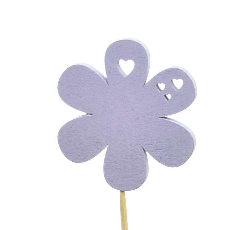Purple Flower Pick 12pcs