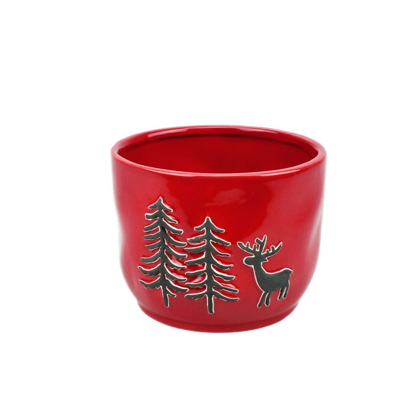 Red/Black X-Mas Pot S