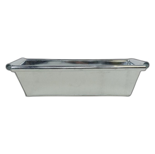 [1550] jardinère zinc 50 x 20 h 12.5