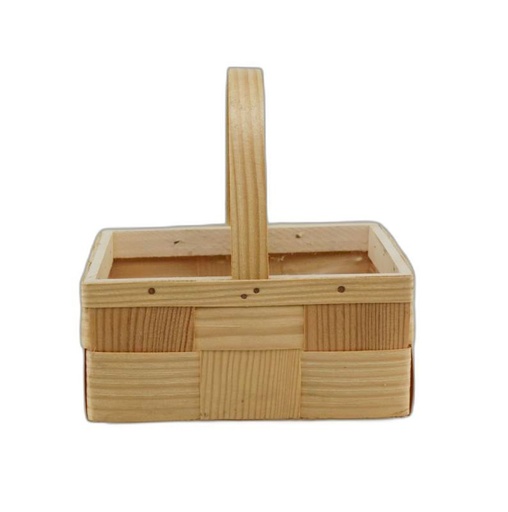 [000150] panier bois déroulé rectangulair 1 ans