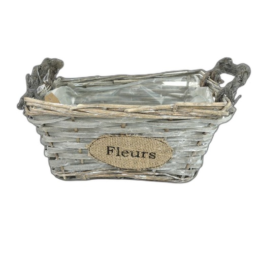 [10108] panier recta 2 ans corde 'fleurs'