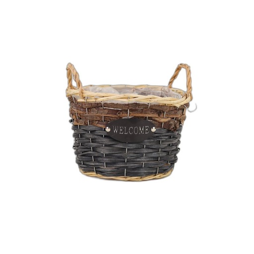 [10114] cache pot rond D25 "Green Garden"