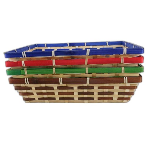 [1105] bamboe rechthoekig assortiment kleuren