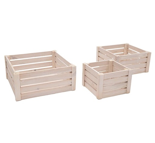 [125586] houten krat vierkant wit S3