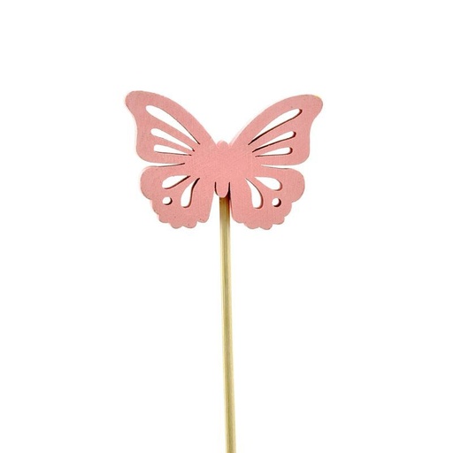 [15-021] prikker vlinder roze Pick 12pcs
