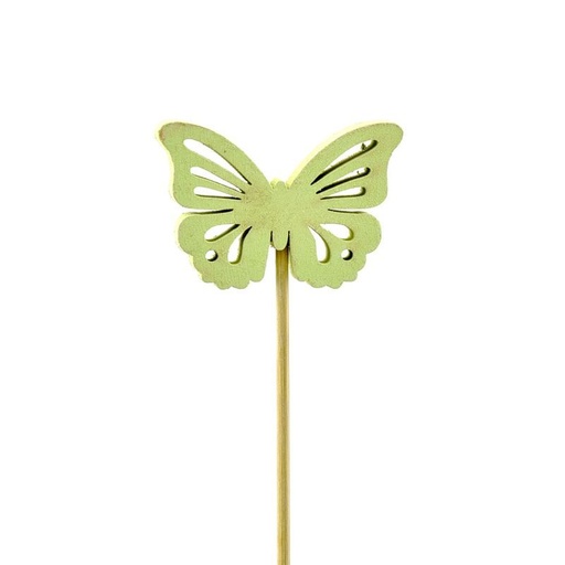 [15-022] prikker vlinder groen Pick 12pcs
