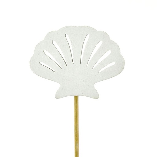 [15-040] pique coquille blanc 12pcs