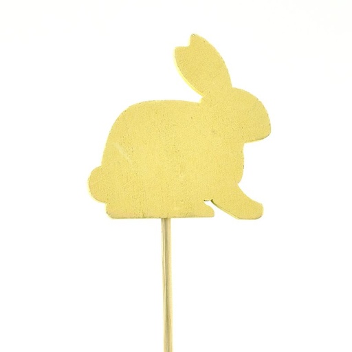 [15-048] pique lapin jaune 12pcs