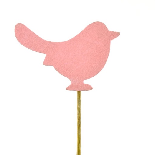 [15-061] pique oiseau rose 12pcs