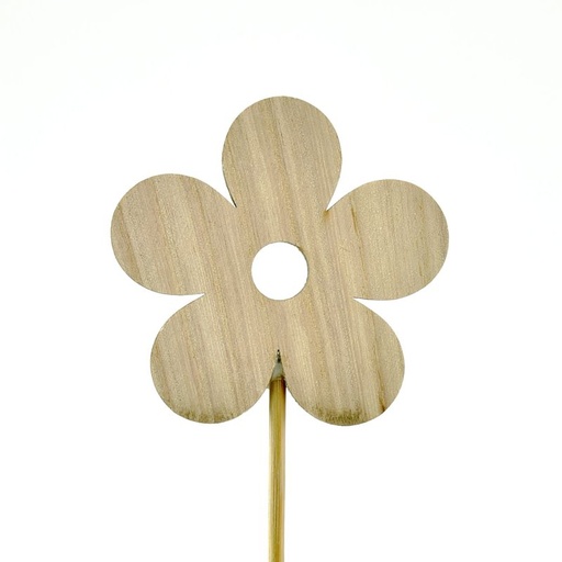 [15-075] prikker bloem naturel Pick 12pcs